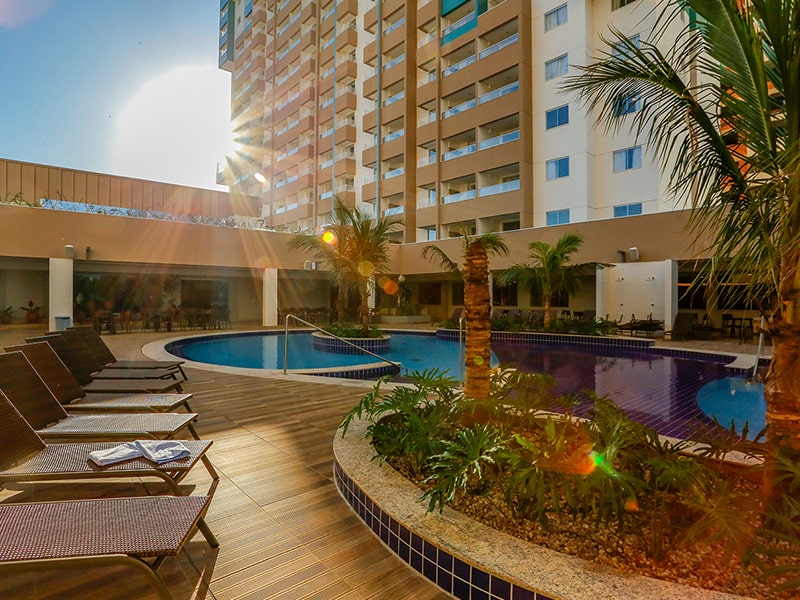 Fachada do Enjoy Olímpia Park Resort