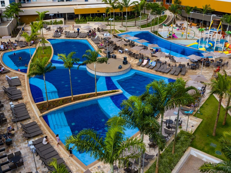 Fachada do Enjoy Solar das Águas Park Resort